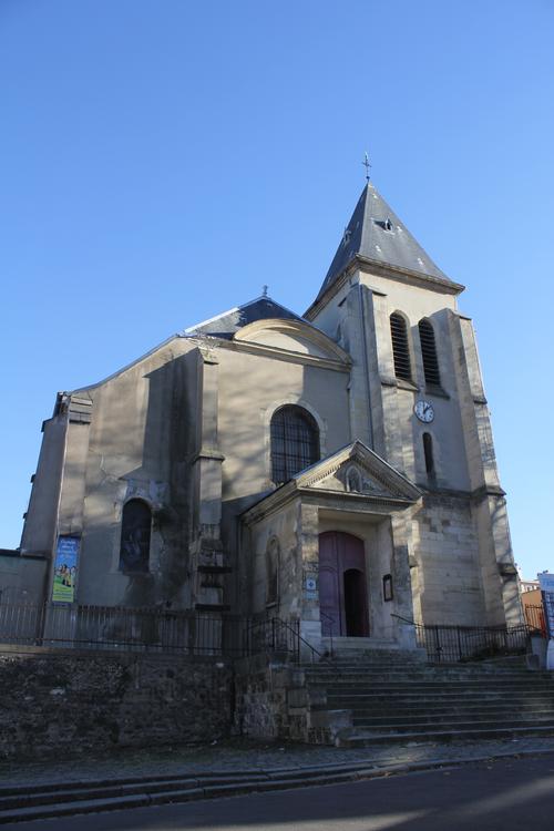 Église Saint-Germain l'Auxerrois [Pantin - 93055] : Façade principale ouest