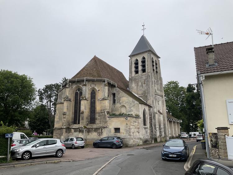 Église Notre-Dame-de-l'Assomption [Ézanville - 95229] : Vue extérieure du choeur de l’église