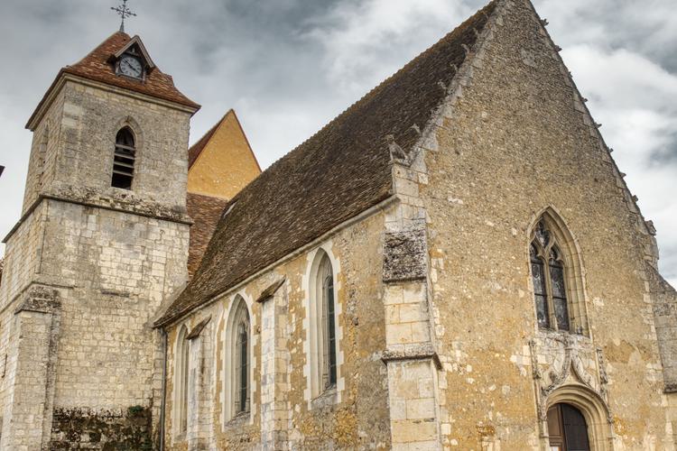 Eglise Saint-Georges [Souancé-au-Perche - 28378] : Vue générale depuis l’ouest