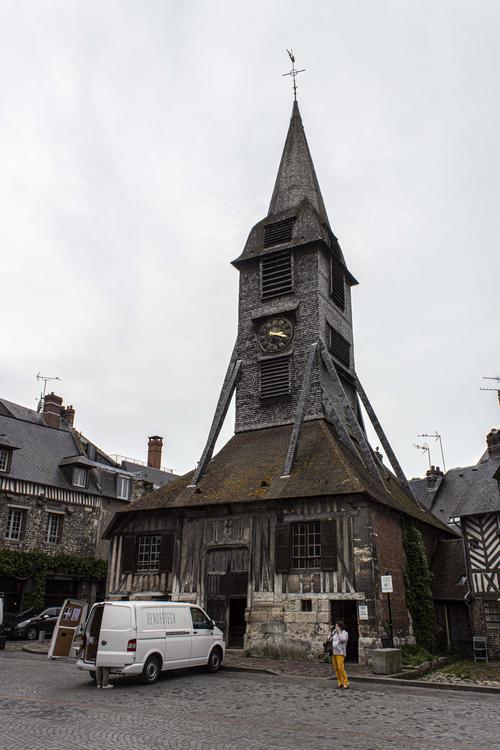Église Sainte-Catherine [Honfleur - 14333] : Clocher Sainte-Catherine, vu depuis l’est
