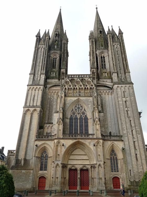 Cathédrale Notre-Dame [Coutances - 50147] : Façade ouest