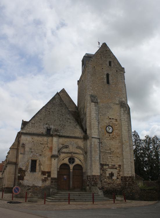 Église Saint-Médard [Saint-Mard-de-Réno - 61418] : Vue d’ensemble depuis l’ouest