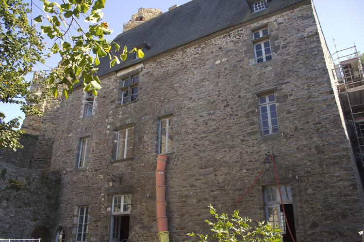 Vieux Château [Châteaubriant - 44036] : Grand Logis, vue depuis le sud-ouest