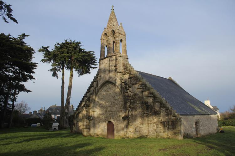 Chapelle Saint-Budoc de Beuzec [Plomeur - 29171] : Chapelle vue depuis l’ouest