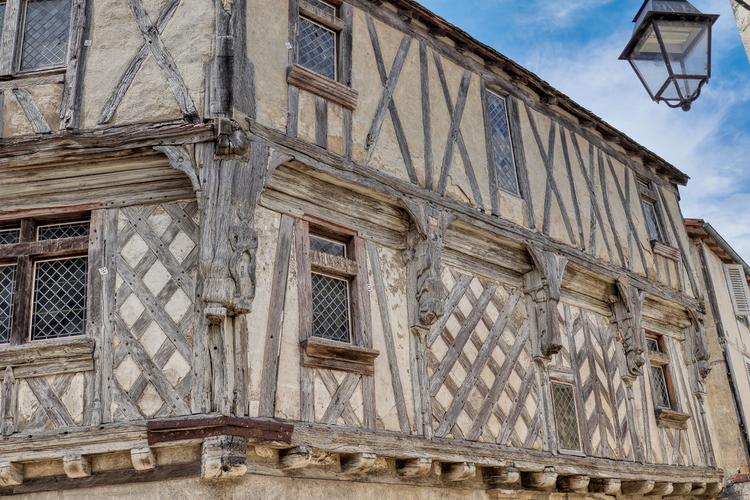 Maison de la Lieutenance [Cognac - 16102] : Vue de la façade est depuis le sud-est, parties hautes