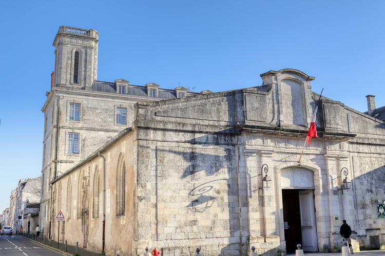 Salle de L'Oratoire [La Rochelle - 17300] : Vue du bâtiment depuis le nord-ouest