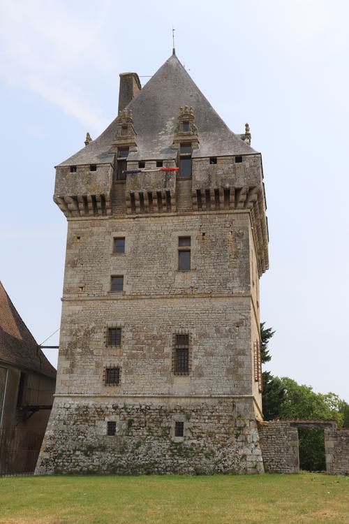 Château de Jouhé [Valdelaume - 79140] : Vue générale du pavillon